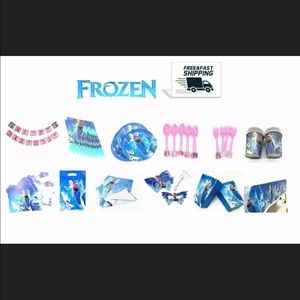Frozen Elsa and Anna Party Supplies Set for 10